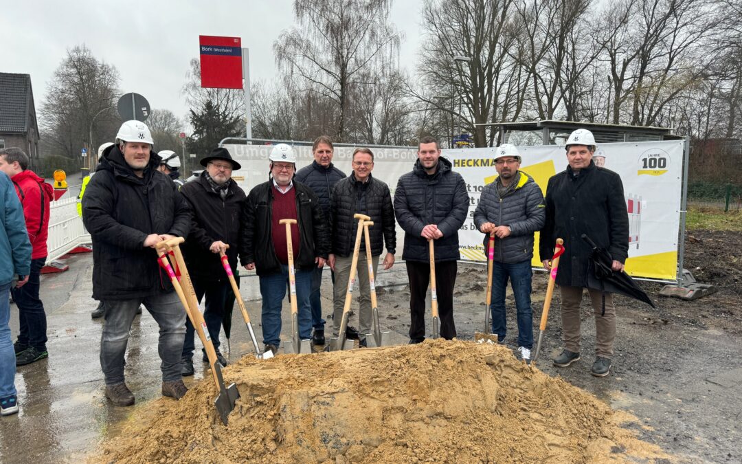 Umbau des Bahnhofs in Bork beginnt