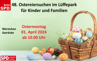 48. Ostereiersuchen im Selmer Lüffe-Park