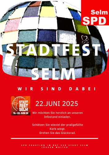 Wir sind dabei: Stadtfest Selm 2025